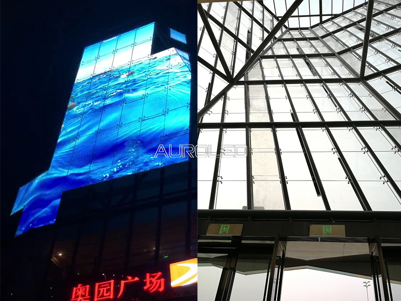 珠海奧園<a href=http://www.quoochain.com/toumingping/ target=_blank class=infotextkey>透明屏</a>點(diǎn)亮效果
